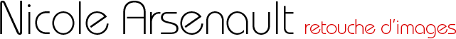Nicole Arsenault retouches d'images